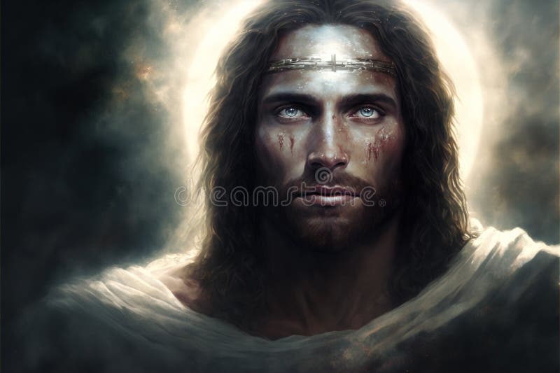 Portrait of Jesus Christ after Resurrection, Powerful Image for Easter ...