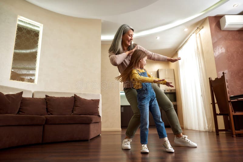 Beautiful Girls Dancing At Home