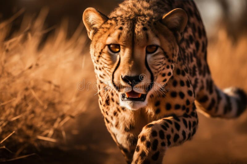 Leopard animal abstract wallpaper. Contrast background panthera in
