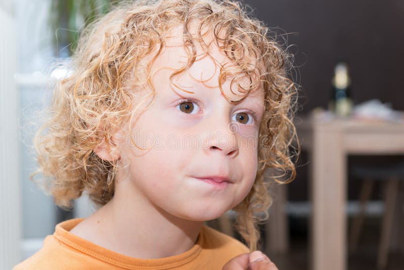 Blonde Curly Hair Boy - wide 7