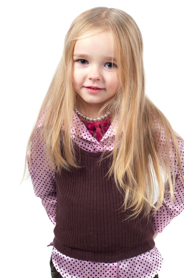 Portrait of Little Cute Girl with Long Hair Stock Photo - Image of isolated, beauty: 23553576 Portrait of Little Cute Girl with Long Hair Stock Photo - Image of isolated, beauty: 23553576