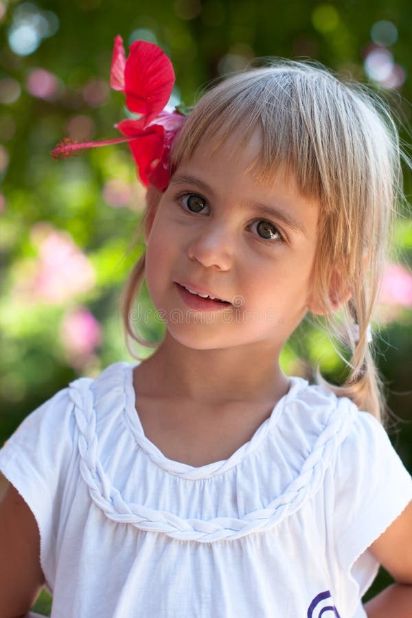 Portrait of little girl