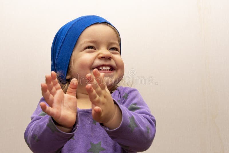 583 Little Girl Clapping Hands Stock Photos Free & RoyaltyFree Stock