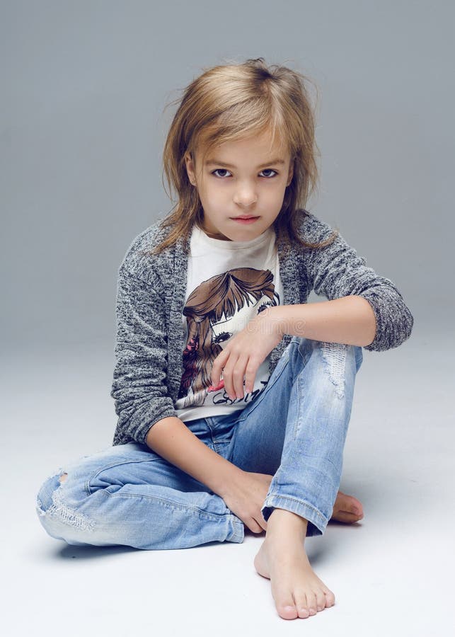 Portrait of little girl stock photo. Image of child, beautiful - 87694164