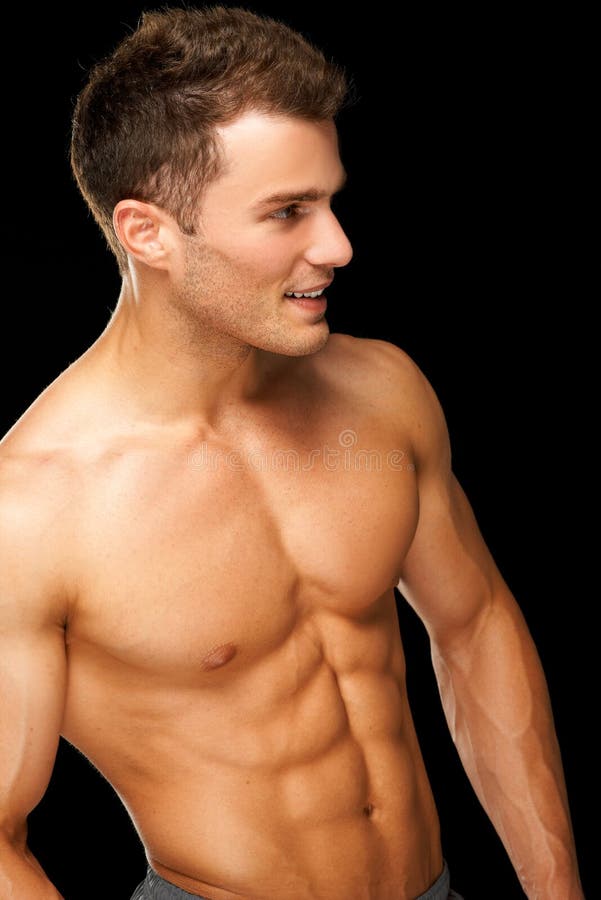 Man with chiseled chest and abs Stock Photo by ©nelka7812 50074733