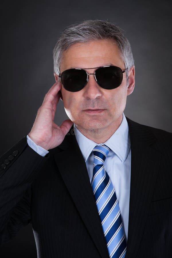 Portrait of Male Body Guard Stock Photo - Image of guard, boss: 31434008