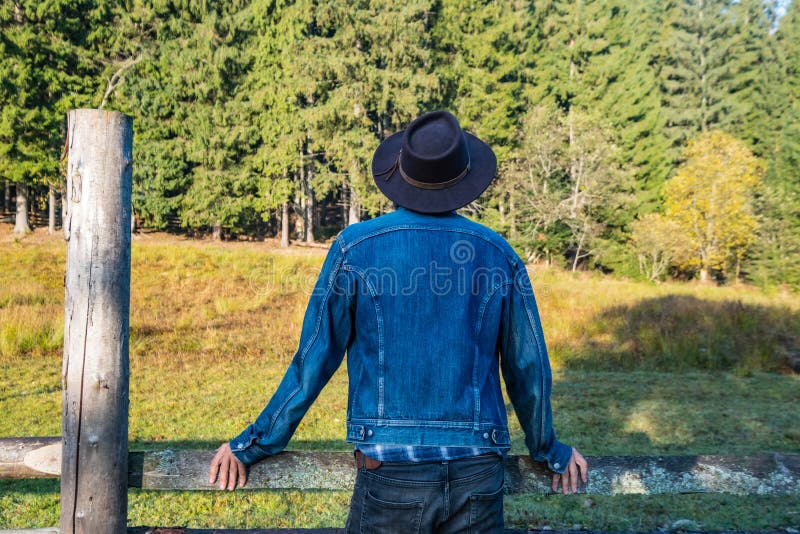 8. Cowboy with Blue Eyes and Copper Hair in a Denim Jacket - wide 3