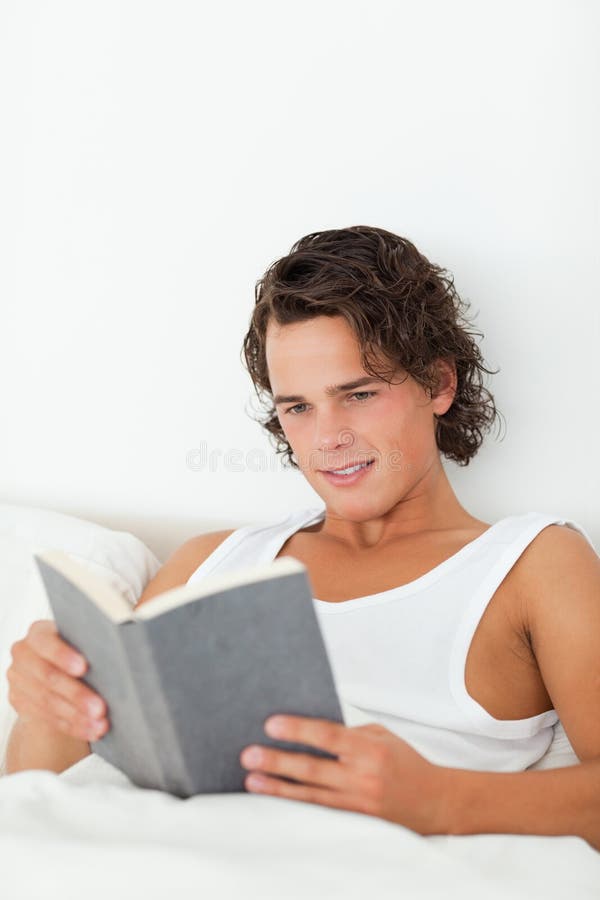 Portrait of a Man Reading a Book Stock Photo Image of book, enjoyment