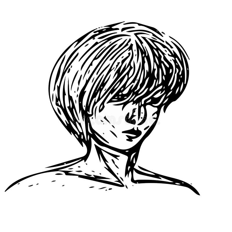 Portrait of a Man with a Voluminous Hairstyle and Lush Hair of Medium Length Stock Illustration - Illustration of character, design: 140220371 Portrait of a Man with a Voluminous Hairstyle and Lush Hair of Medium Length Stock Illustration - Illustration of character, design: 140220371
