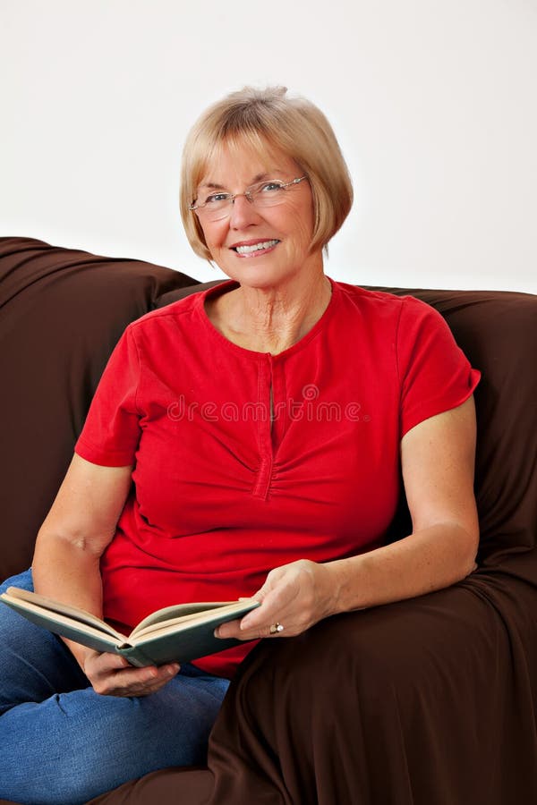 Portrait of mature woman royalty free stock image