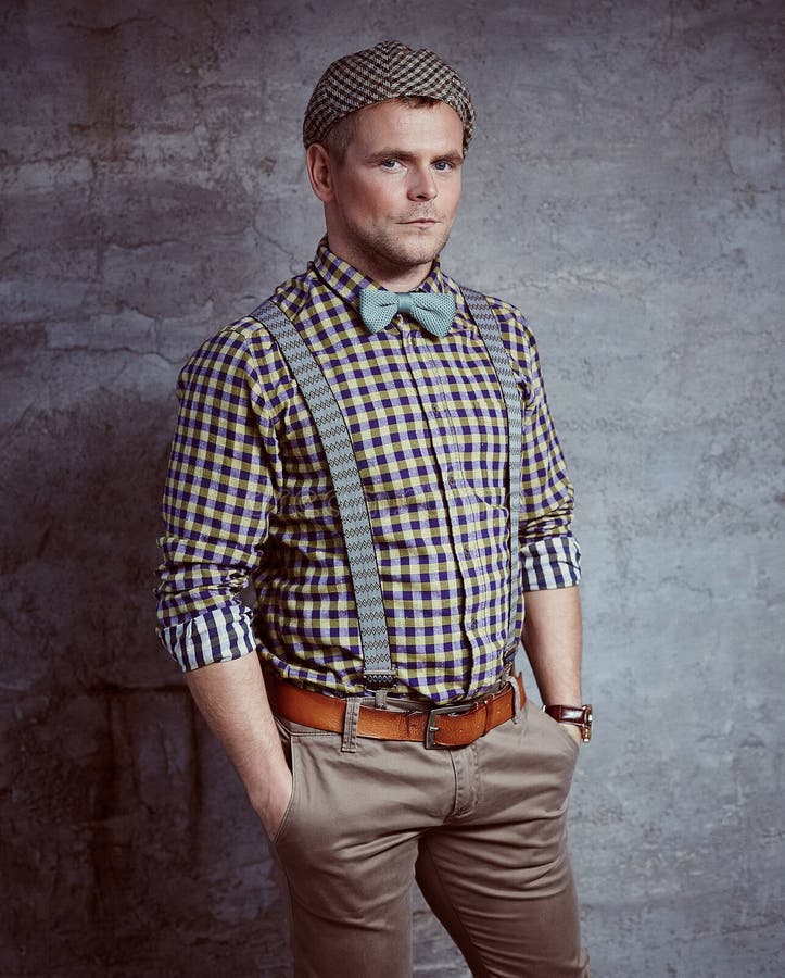 Portrait of Modern Guy in a Bow Tie. Stock Photo - Image of ceremony ...