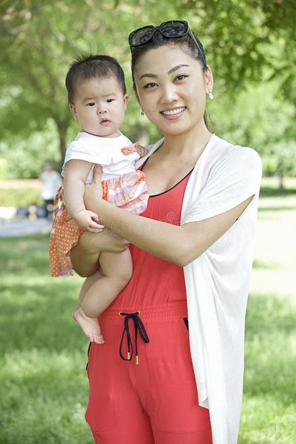 Portrait of Mother and Baby Stock Image - Image of happy, portrait