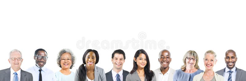 Portrait of Multiethnic Diverse Business People