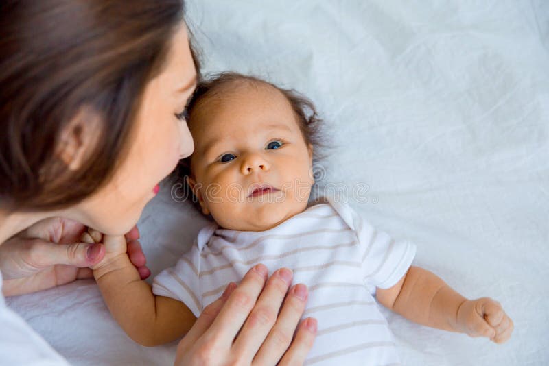 Newborn Infant Baby Stock Photo Image Of Background 114617922