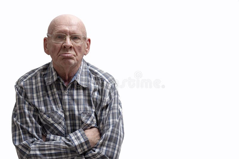 Portrait of an old man stock image Portrait of an old man stock image