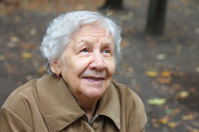 Portrait of the old woman