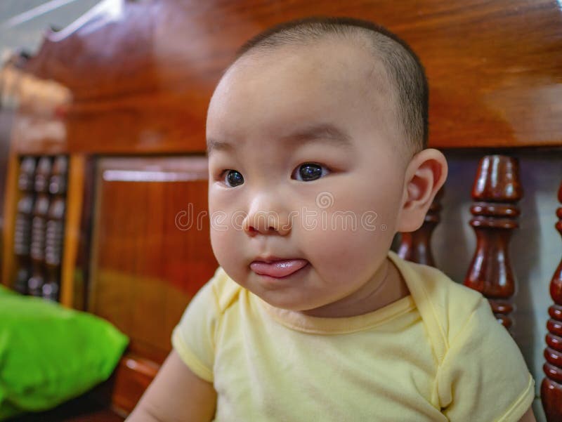 Portrait Photo of Cutie and Handsome Asian Boy Stock Photo - Image of ...