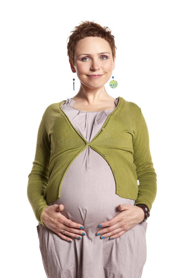 Portrait of a pregnant woman