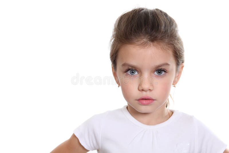 Portrait of pretty little girl royalty free stock photos Portrait of pretty little girl royalty free stock photos