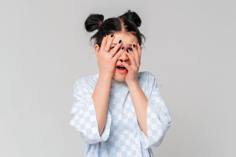 Scared Face Teen, Stock image