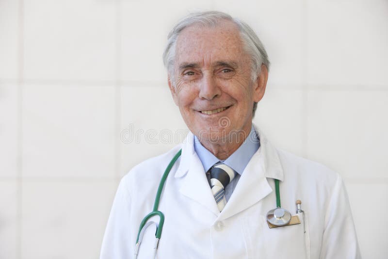 Portrait of senior doctor