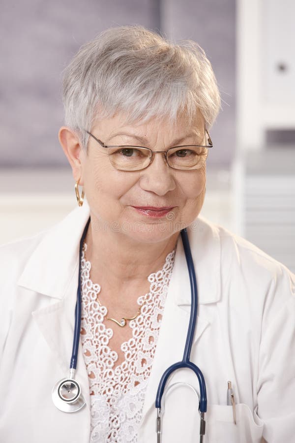 Portrait of senior doctor