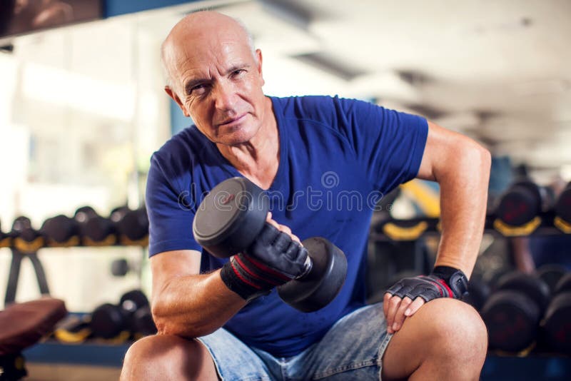 181 Bald Man Lifting Dumbbells Stock Photos - Free & Royalty-Free Stock ...