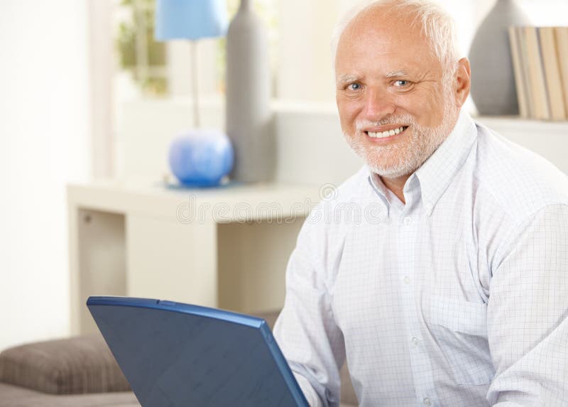Portrait of senior man at home stock images Portrait of senior man at home stock images
