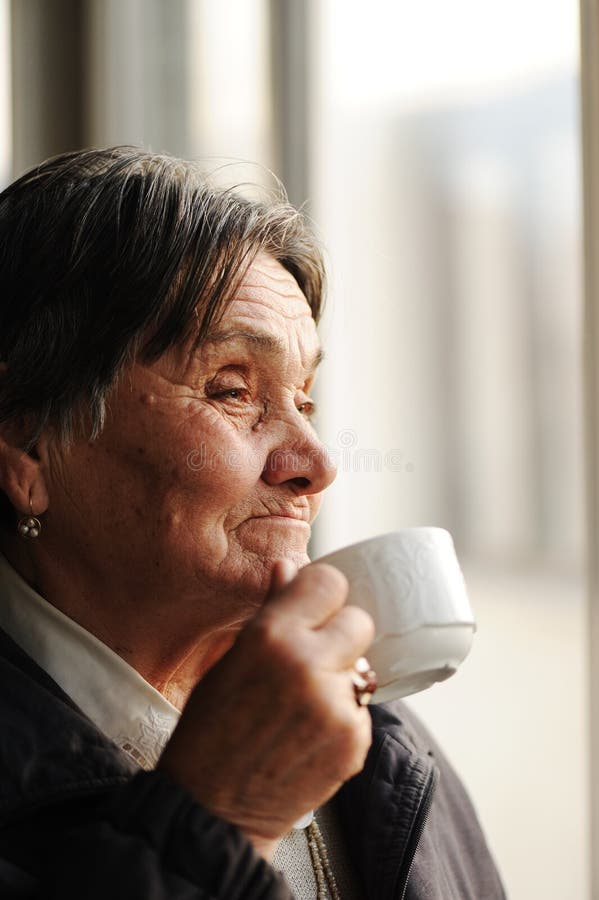 Portrait of Senior Woman Looking