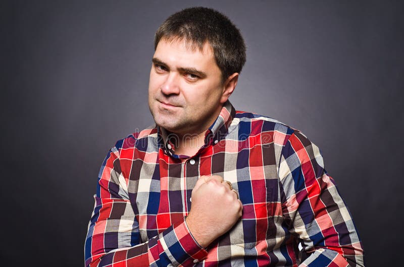 Portrait of a sincere man royalty free stock images Portrait of a sincere man royalty free stock images