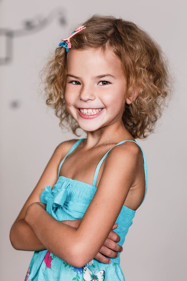 Pretty little girl stock photo. Image of lovely, isolated - 42781394