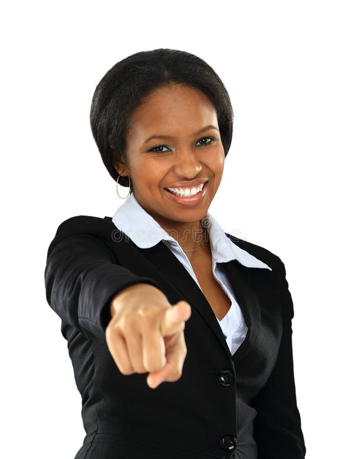 Portrait of smiling young afroamerican woman