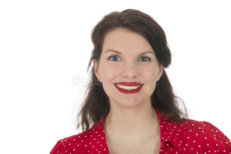 Portrait smiling young woman