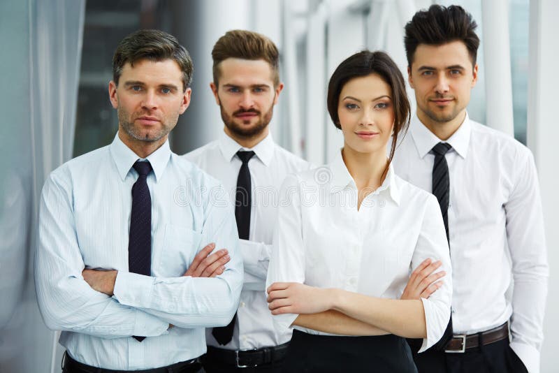 Portrait of Successful Business people Team royalty free stock images