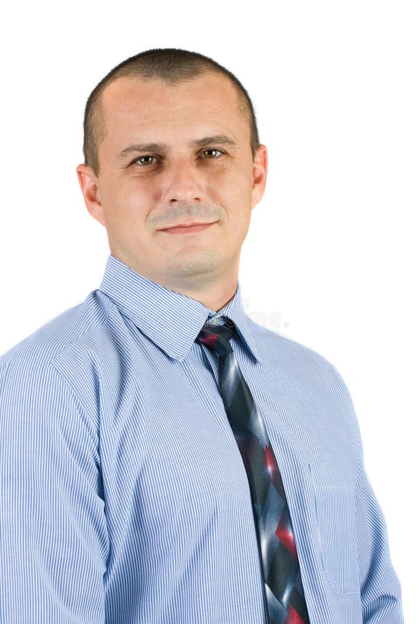 Portrait of a successful businessman royalty free stock images