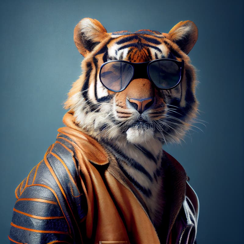 Sunglasses Tiger Stock Illustrations 527 Sunglasses Tiger Stock
