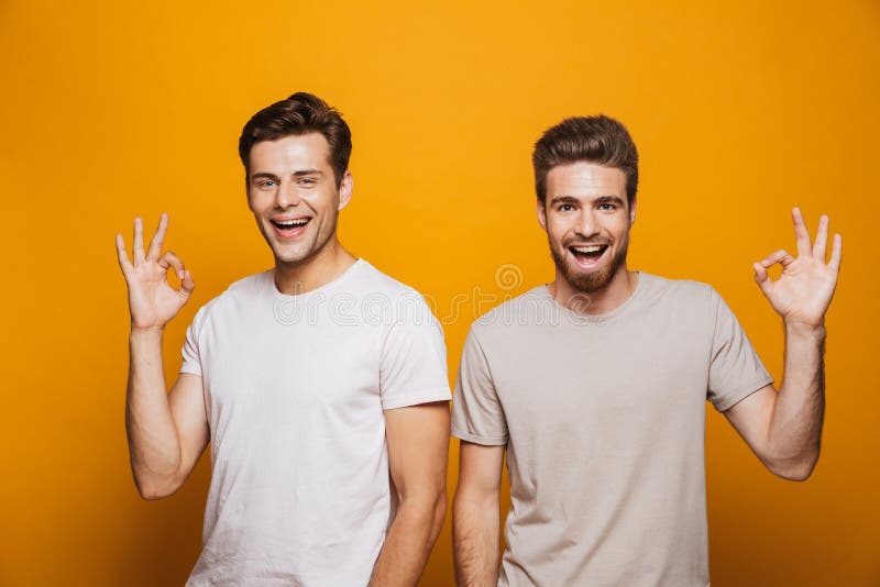 The Law Of Being Friends With A Male 24 Portrait of a Two Happy Young Men Best Friends Stock Photo - Image of