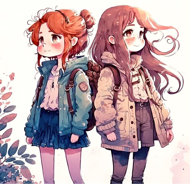 Details more than 76 two cute anime best friends latest - in.duhocakina