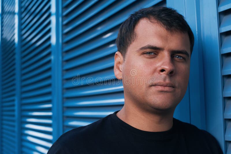 Portrait of white guy stock photo. Image of confident 44794346