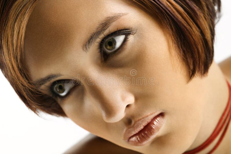 Portrait of woman. stock image