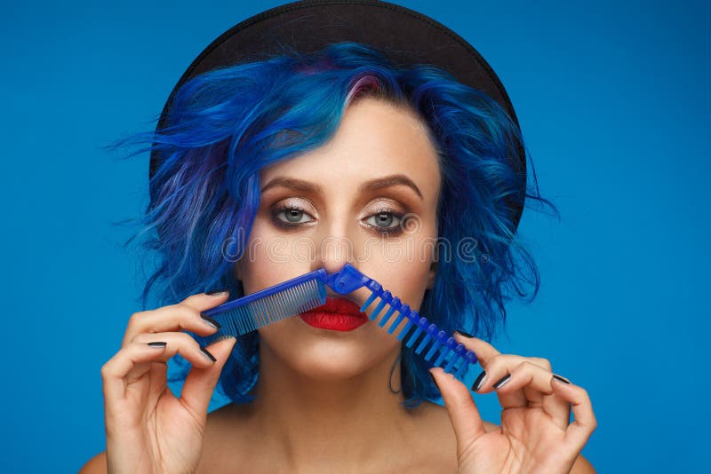 7. The Best Hair Products for Asymmetrical Blue Tipped Hair - wide 10