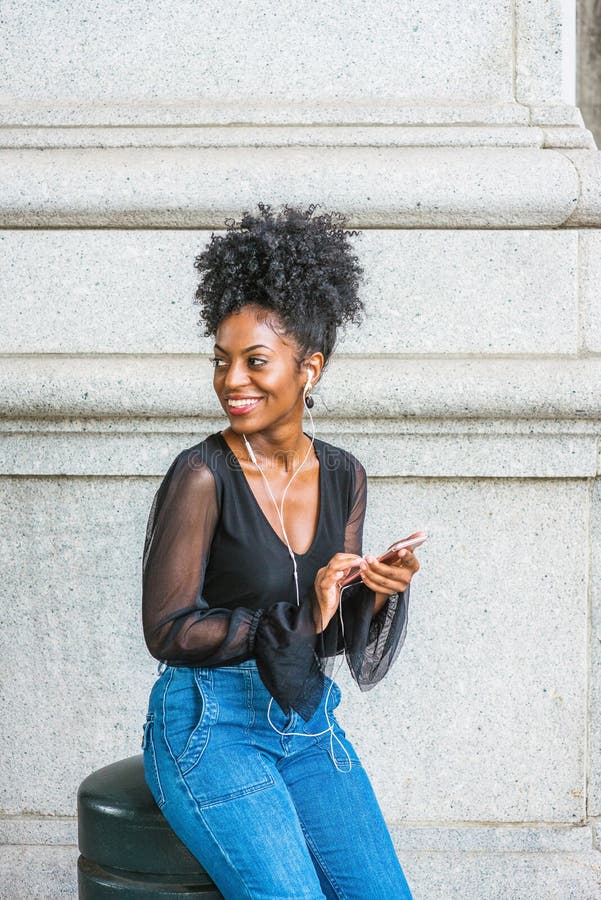Portrait of Young African America College Student Listening Musi Stock Image - Image of black, model: 132297713 Portrait of Young African America College Student Listening Musi Stock Image - Image of black, model: 132297713