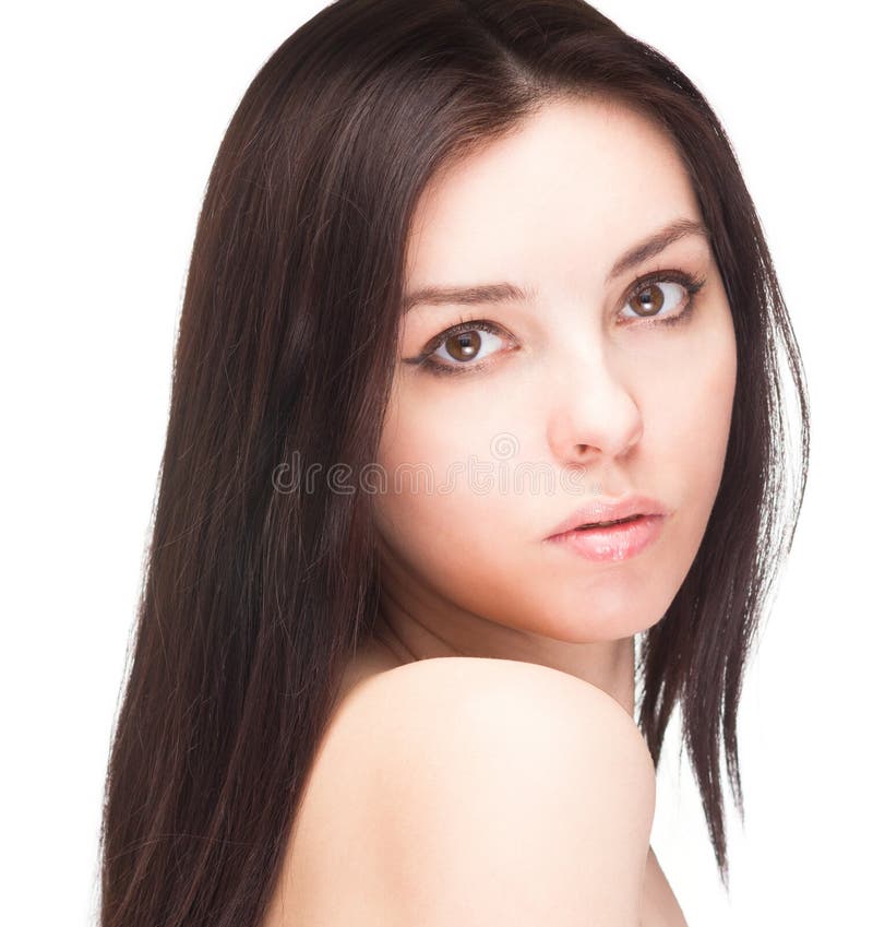 Young Beautiful Model Posing, Studio Shot Stock Image - Image of ...