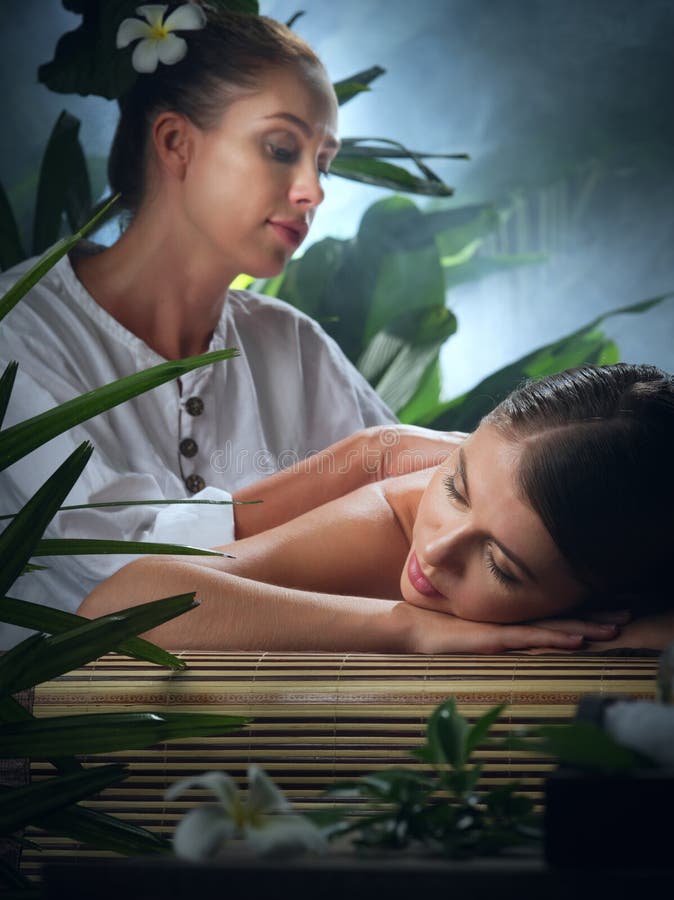 young beautiful woman in spa environment stock photography young beautiful woman in spa environment stock photography