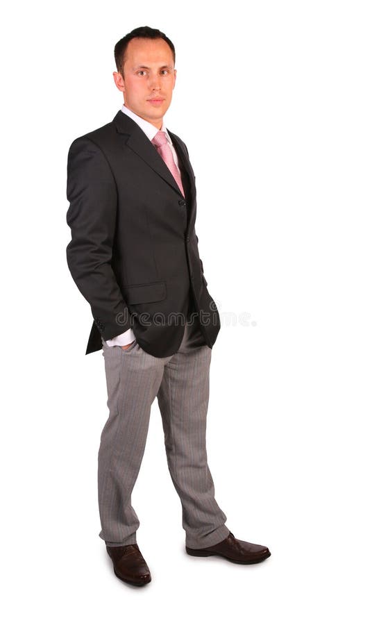 Portrait of young businessman royalty free stock images