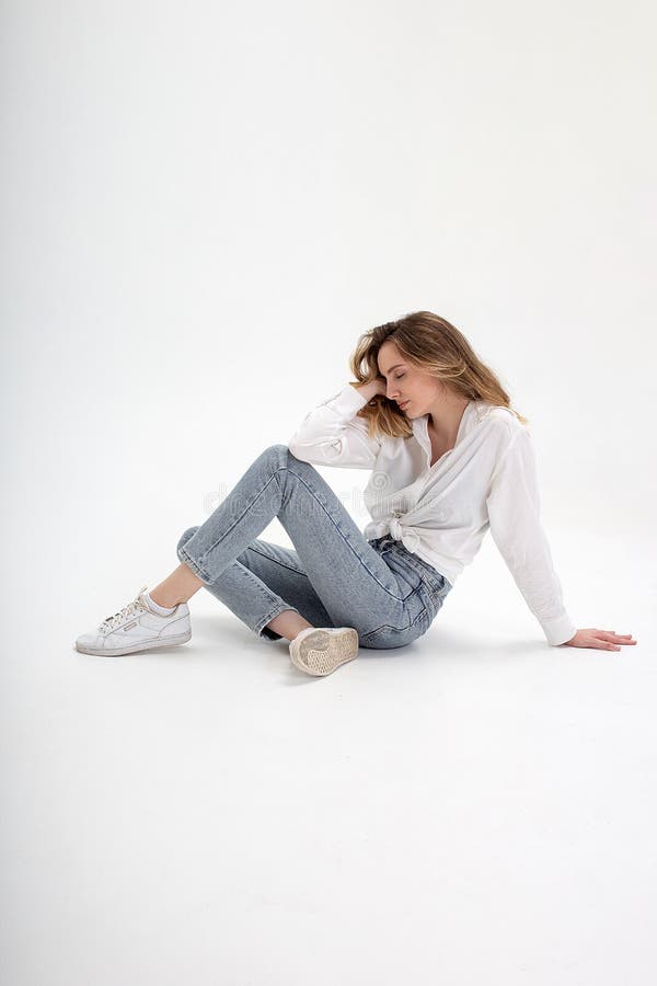 10 968 Cute Girl White Shirt Blue Jeans Photos Free Royalty Free Stock Photos From Dreamstime 10 968 Cute Girl White Shirt Blue Jeans Photos Free Royalty Free Stock Photos From Dreamstime