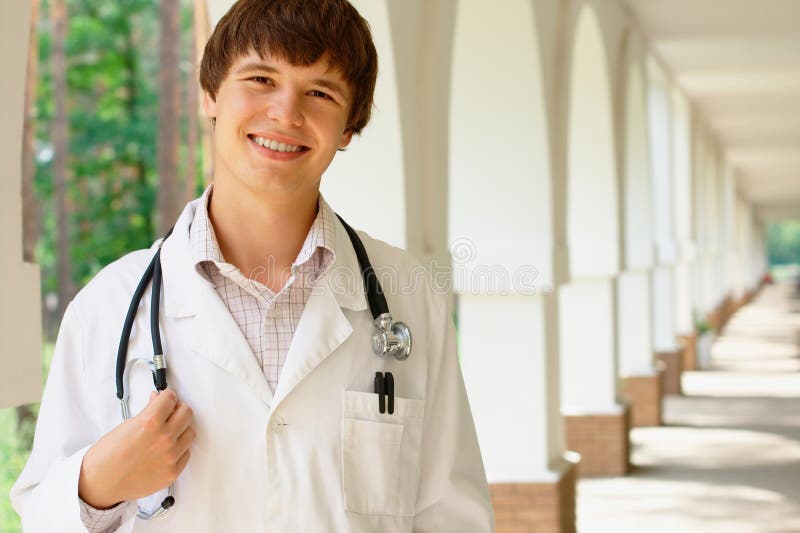 Portrait of a young doctor
