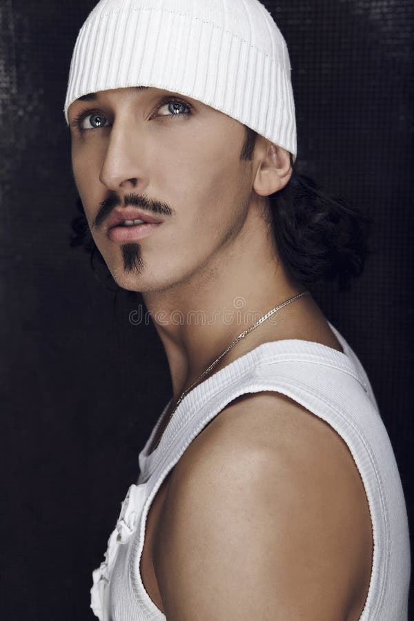 Portrait of Young Fashion Macho. Stock Photo - Image of stylish