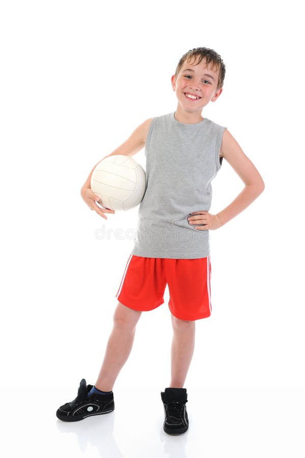 Young Boy Playing Basketball Stock Photo - Image of baseball, children ...