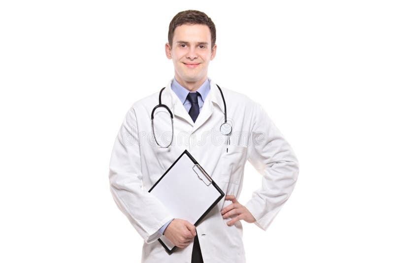 Portrait of a young male doctor